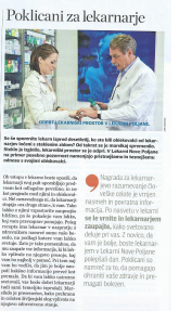 Članek o Lekarni Nove Poljane v reviji Medicina in ljudje.